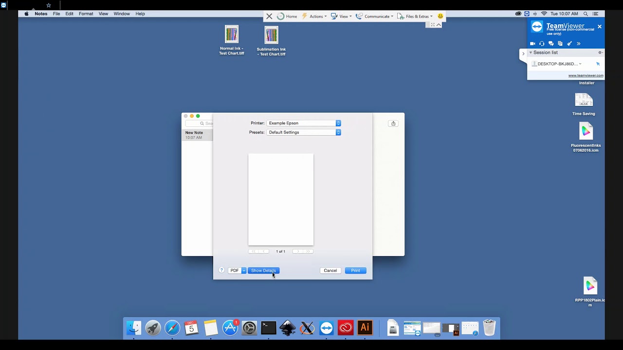Printer icc profile editor for mac